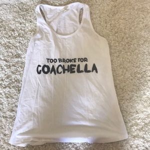 Too Broke For Coachella Graphic Tank
